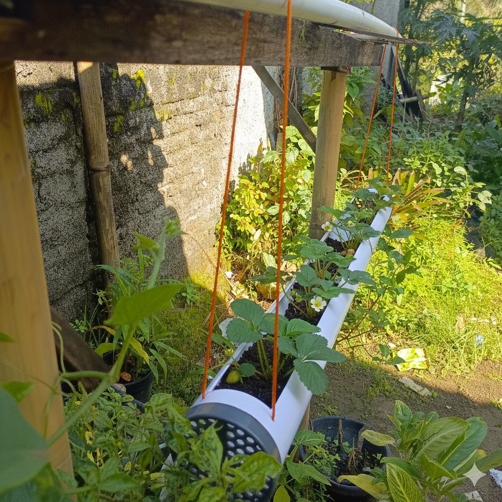 Pot Tanam PVC 4 Inch Panjang 1 Meter | Pot Sayur Hidroponik | Bisa Gantung & Vertikal Garden