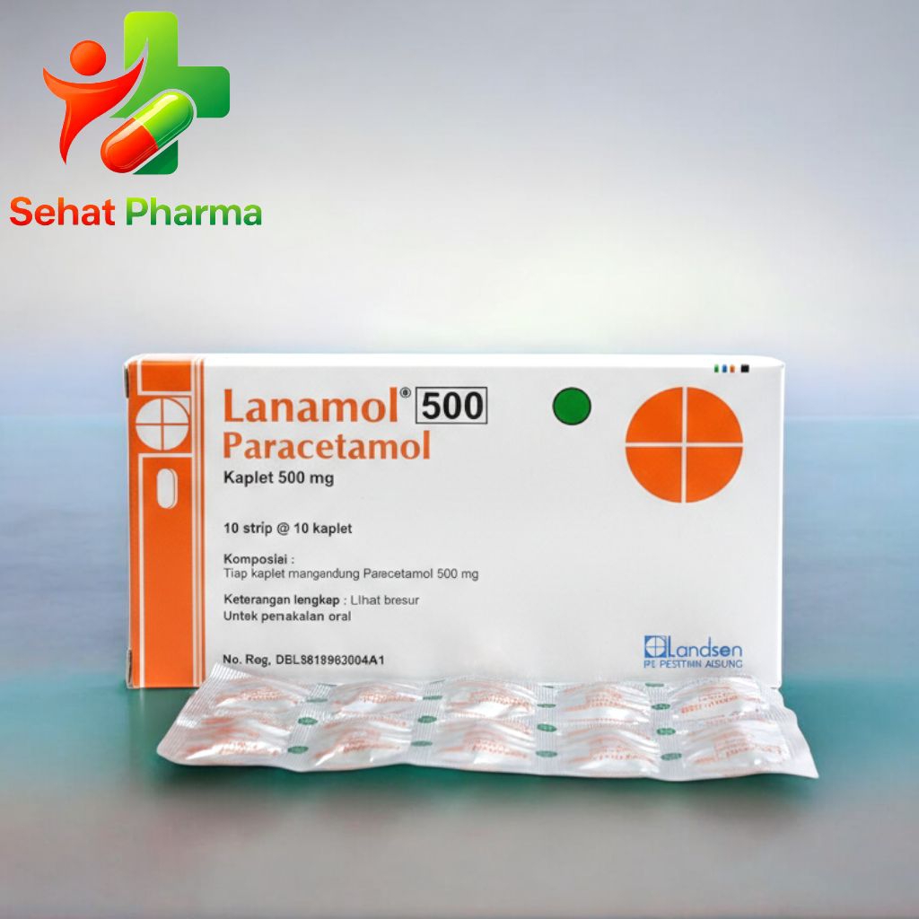 Lanamol Paracetamol Kaplet 500 mg