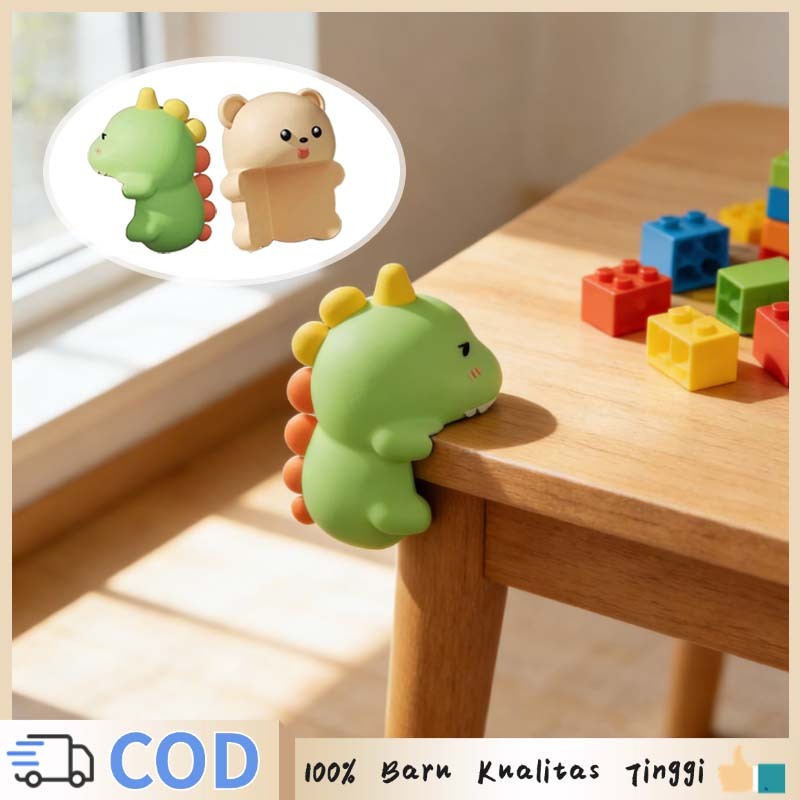 4 Buah Bumper Sudut Meja Pelindung Meja Sudut Karet Sudut Bentuk Hewan Meja Bentuk Hewan Pelindung S