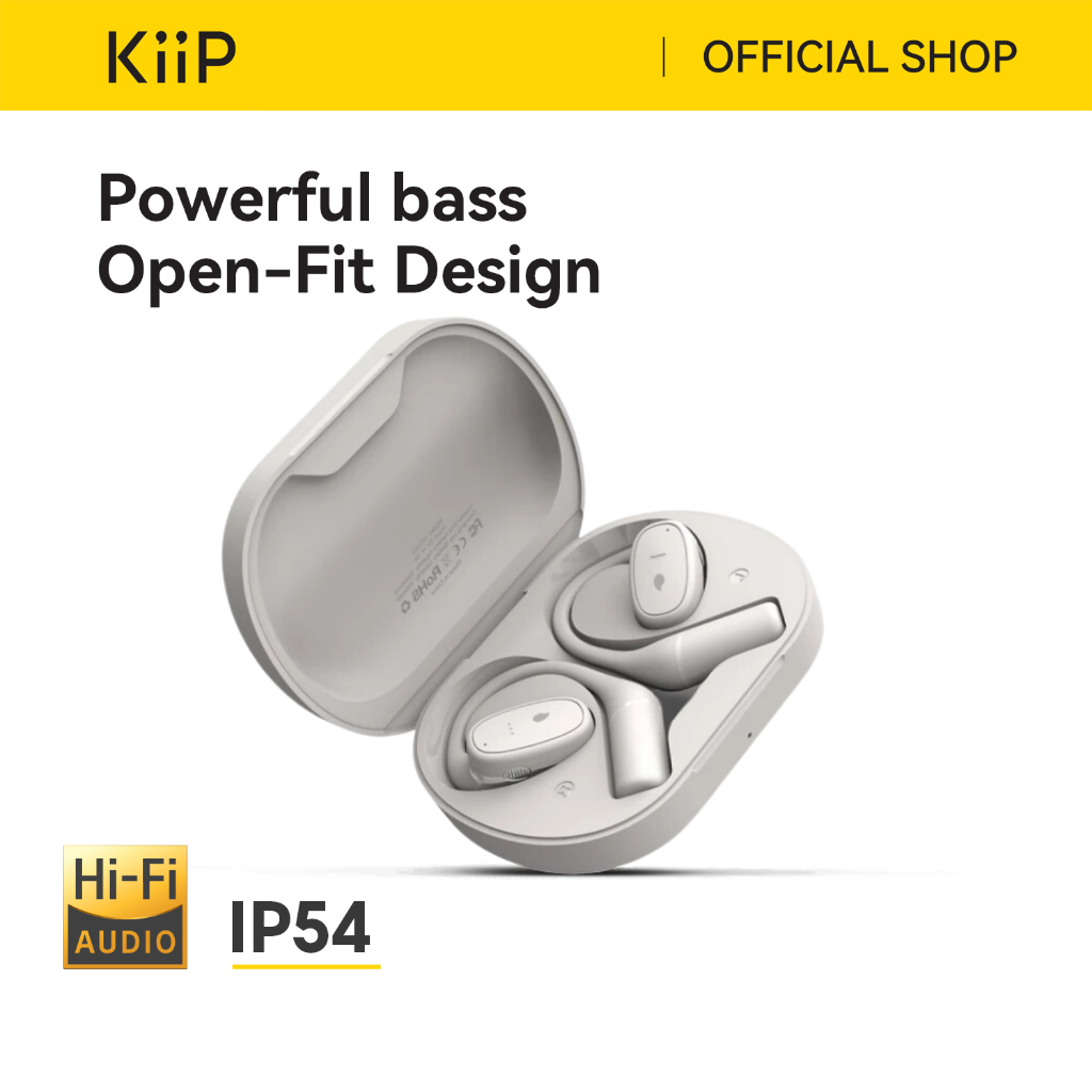 KiiP Wireless DTH10 OWS  Bluetooth Headset TWS Earphone Earhook Super Bass