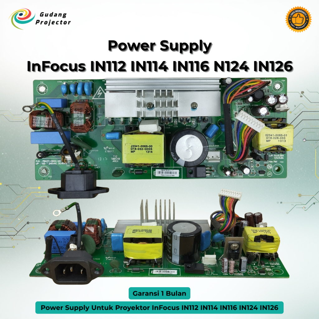 Power Supply InFocus IN112 IN114 IN116 IN124 IN126