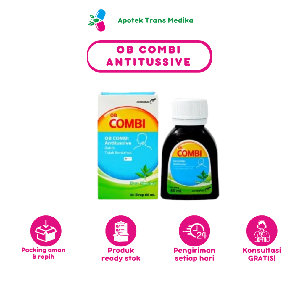 OB Combi Antitussive Batuk Kering 60 mL