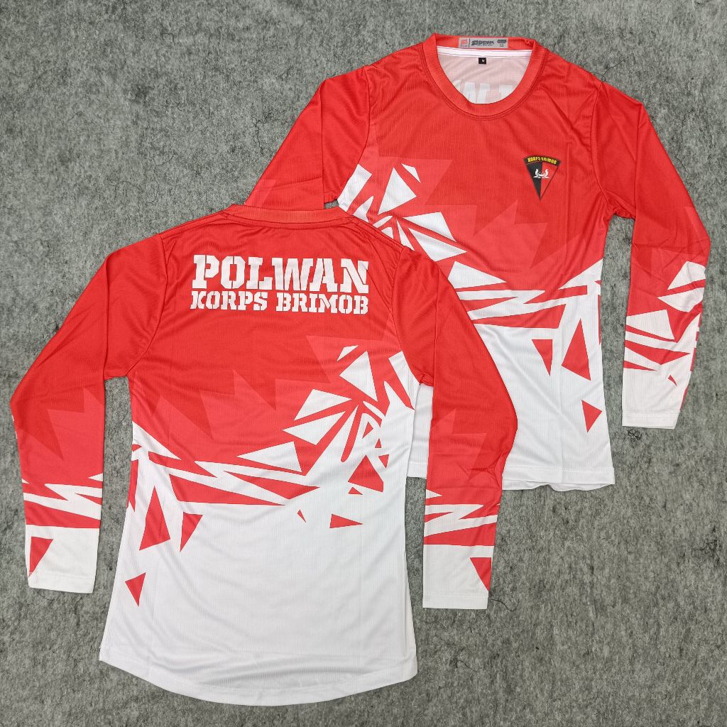 Jersey POLWAN BRIMOB Panjang / Jersey Polwan Brimob / Jersey Brimob