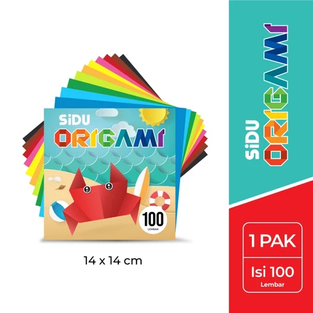 SIDU Kertas Origami 14 x 14 cm - 100 Lembar
