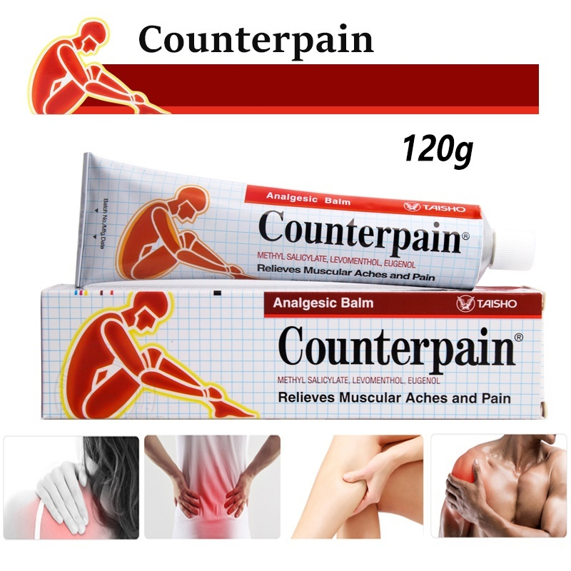 *ORI EXP 2028* Counterpain Cream 120Gr Pereda Nyeri Otot & Sendi dibuat di/Obat Pereda Nyeri Otot
