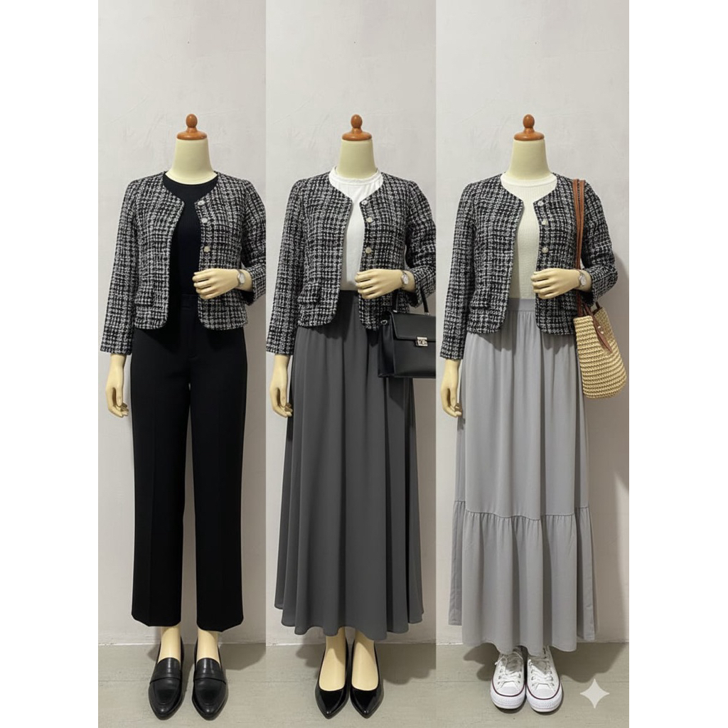 Blazer korea style wanita import