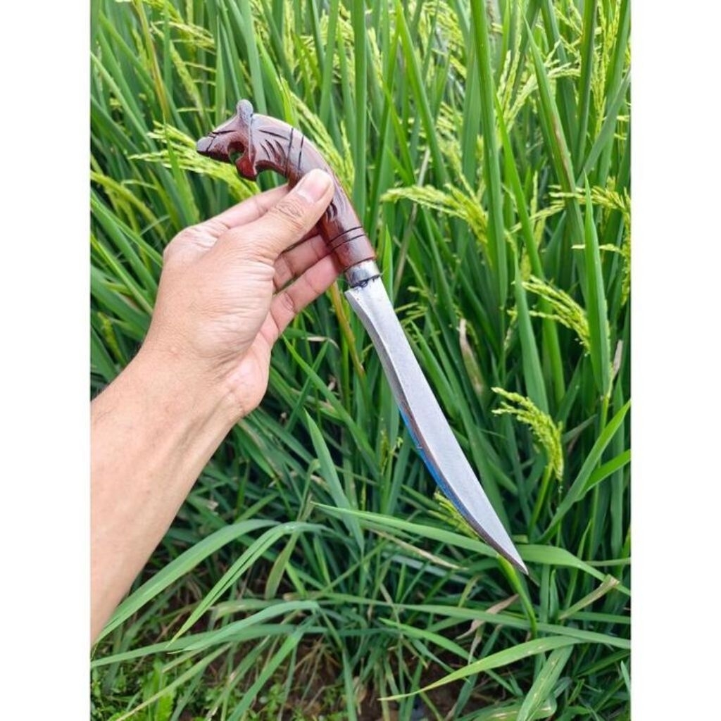 COD) Pisau sembelih ukir macan/ pisau dapur / pisau unik / pisau macan / pisau sembelih -