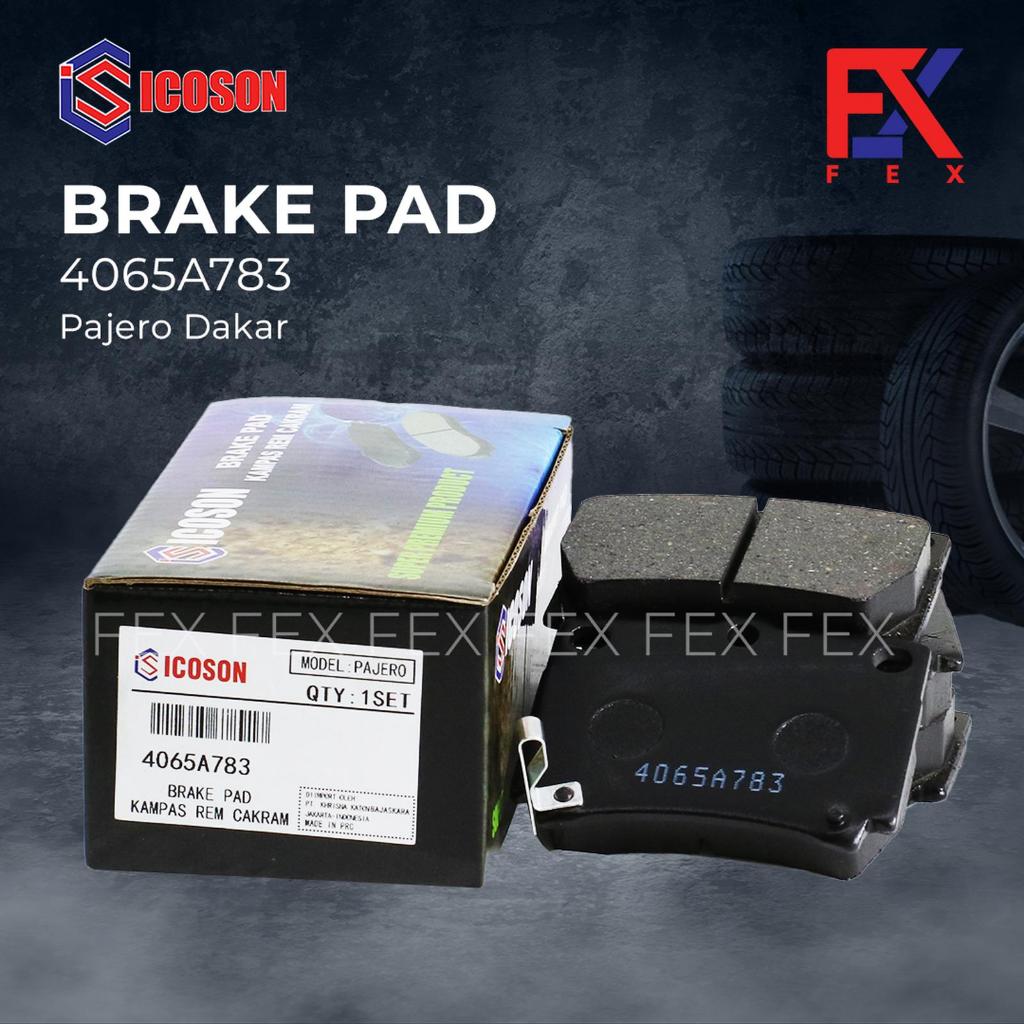ICOSON Brake Pad (Kampas Rem) Belakang MITSUBISHI PAJERO DAKAR (REAR)