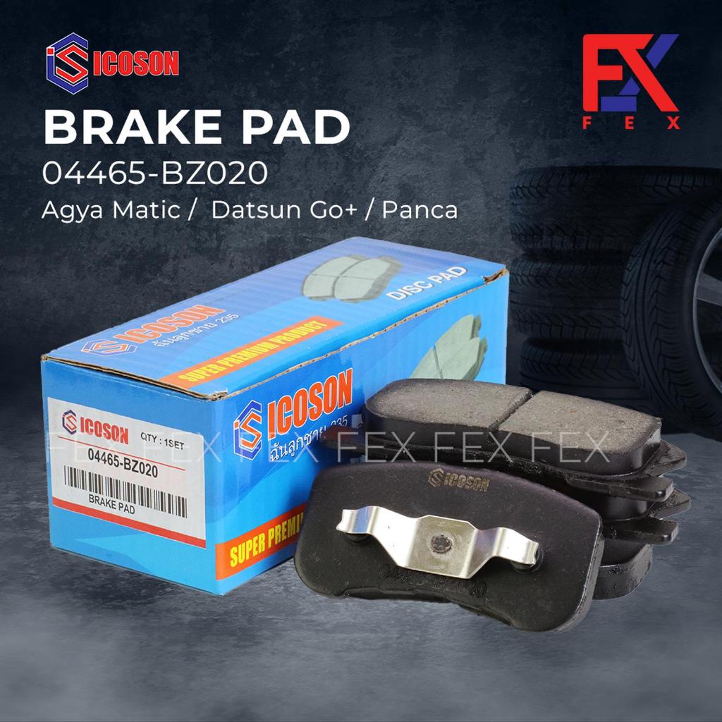 ICOSON Brake Pad (Kampas Rem) Depan AGYA MATIC