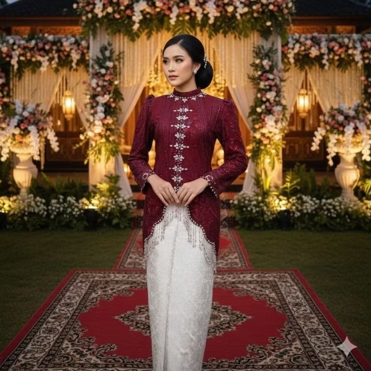 ​[NEW] Kebaya Rumbai Series 2 by Nusa Kebaya - Outfit Kondangan Kekinian - Kebaya Tunangan Aesthetic