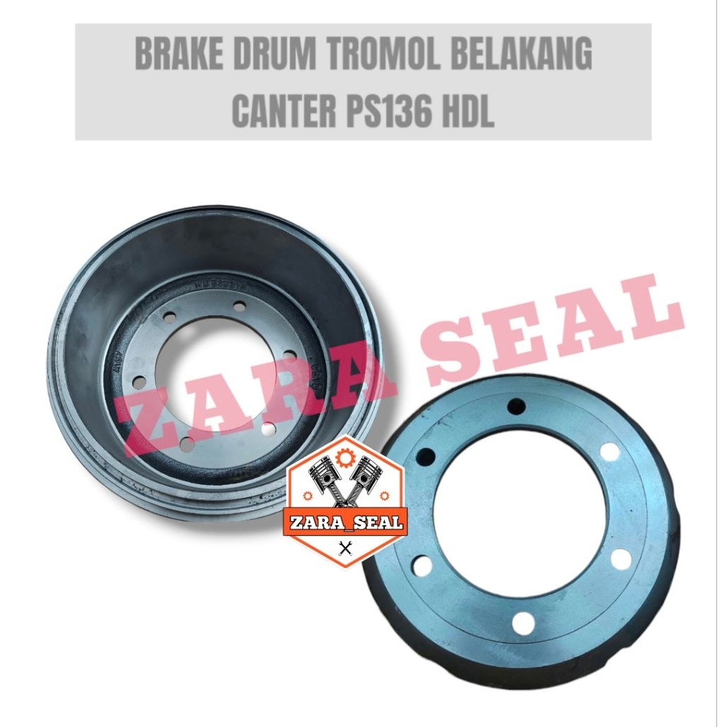 BRAKE DRUM TROMOL BELAKANG FUSO CANTER PS136 HDL