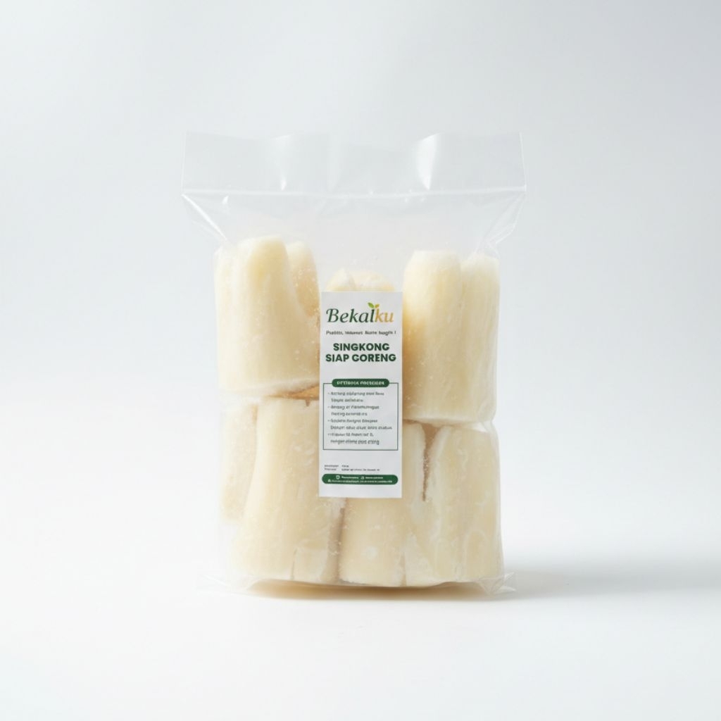 Singkong Siap Goreng/Singkong Keju Siap Goreng/Singkong Frozen/Singkong Berbumbu/Singkong Bekalku