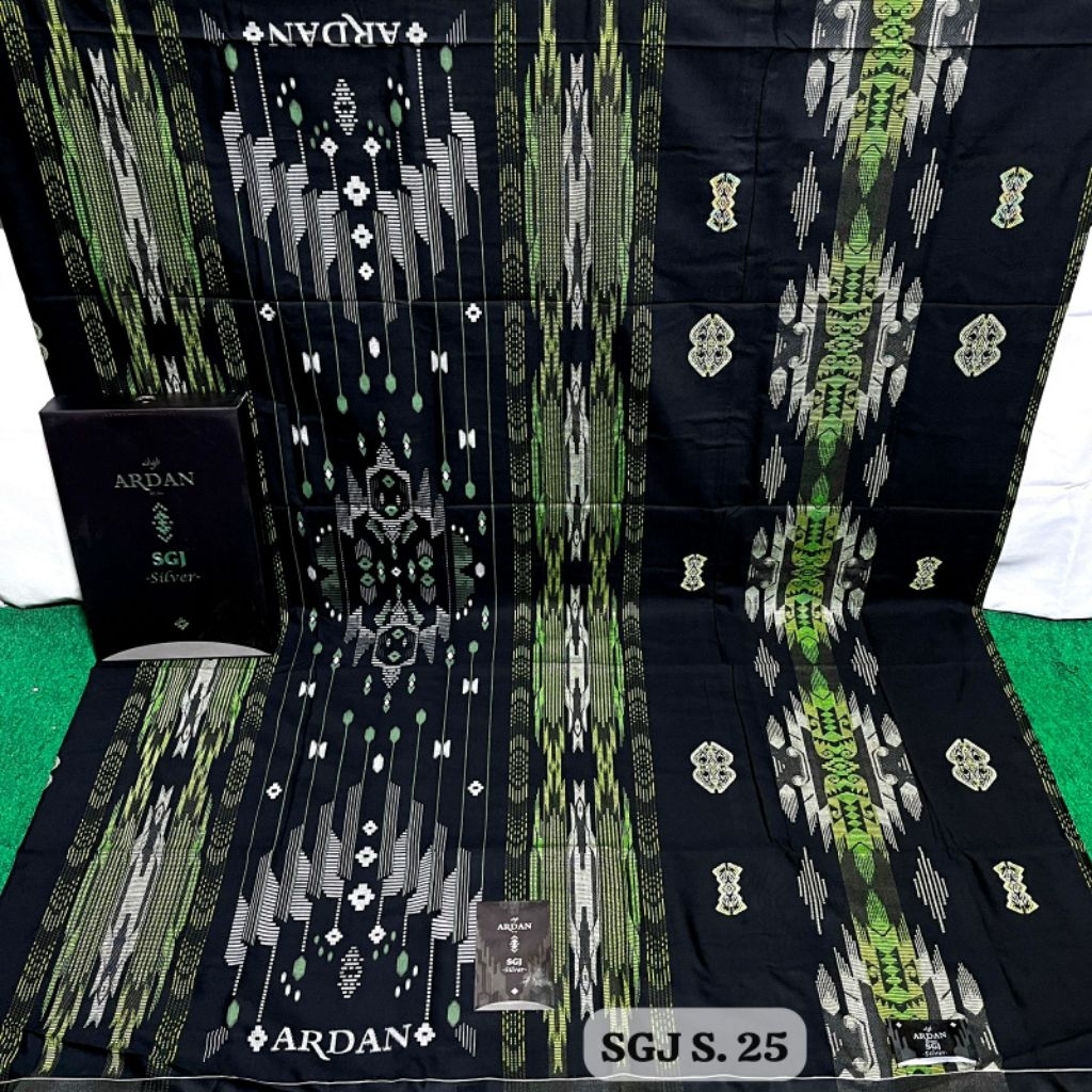 Sarung Ardan SGJ Silver Terbaru | Sarung Ardan Songket | Sarung Ardan Black Series