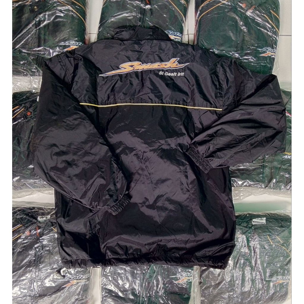 JAKET PARASUT ORIGINAL SUZUKI SMASH TOURING SAFETY RIDING PRIA WANITA