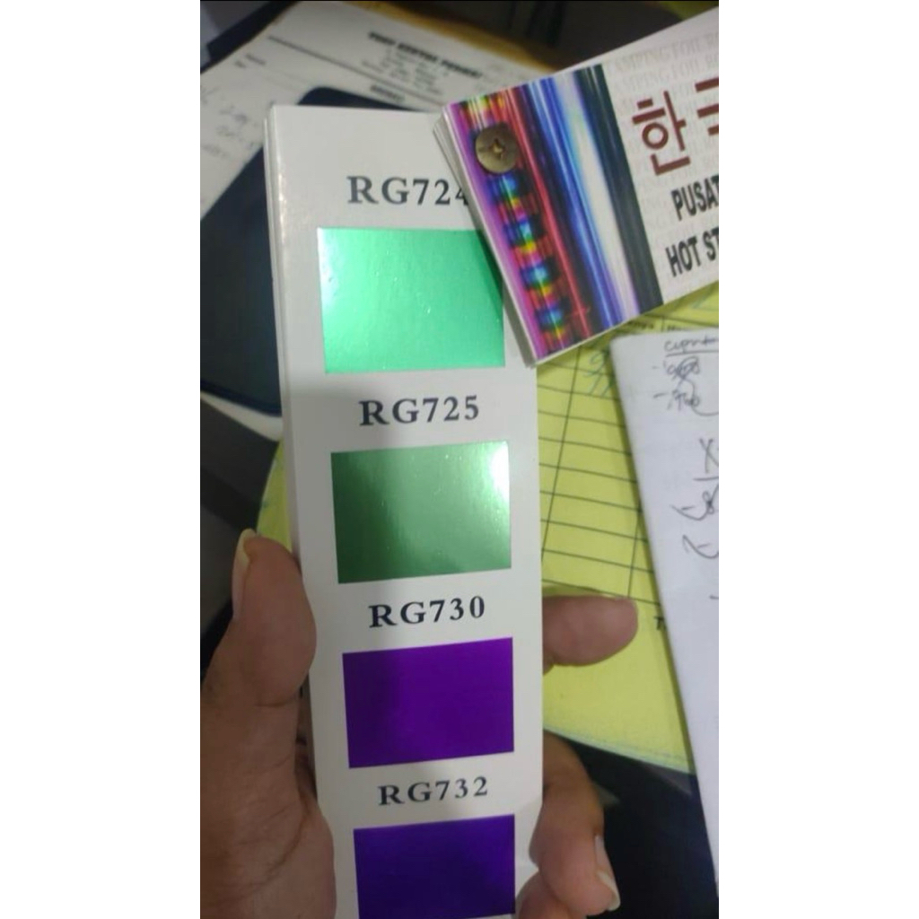 ROYAL GLORY RG HOT STAMPING FOIL RG7xx UK 32 cm atau 64 cm