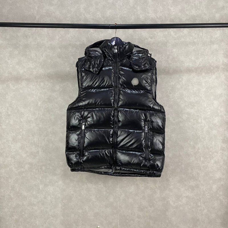 Jacket Pria tanpa lengan full zipper Jacket bormes down vest