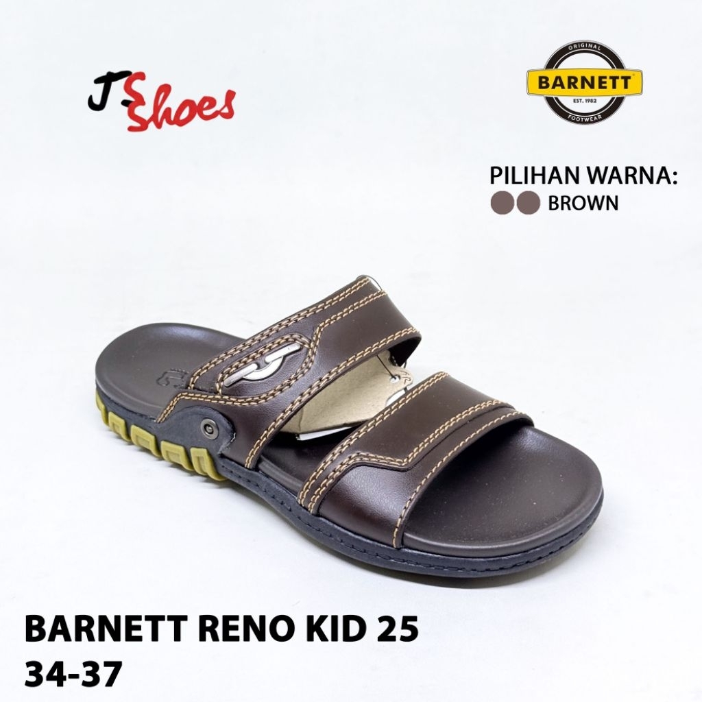 BARNETT RENO KID 25 - SANDAL SLOP CASUAL ANAK COWOK MERK BARNETT ORIGINAL