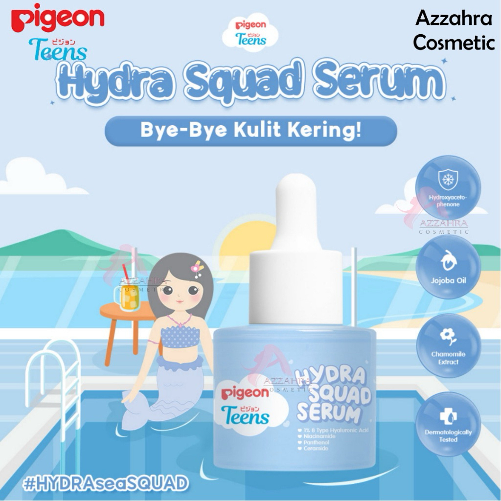 PIGEON TEENS HYDRA SQUAD SERUM 20ml- mengatasi jerawat & bekasnya