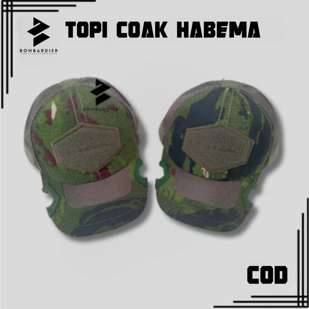 TOPI TACTICAL COAK LORENG HABEMA