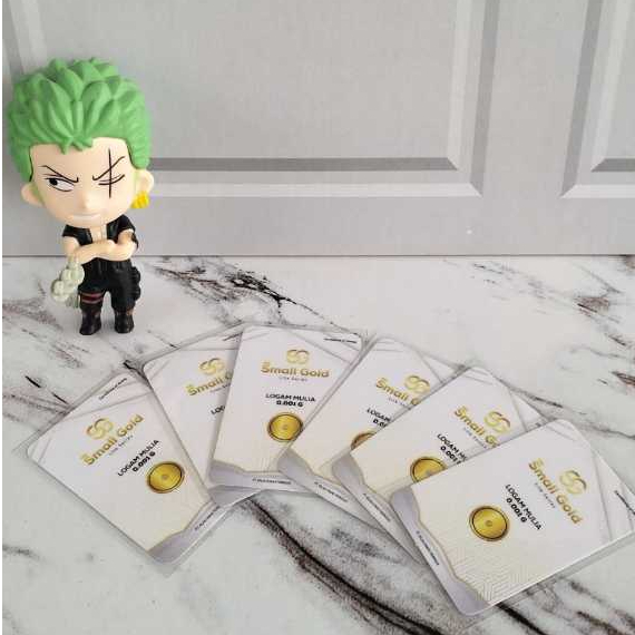 Emas 0.001 Gram Smallgold Lite Series Asli / Baby Gold / Ide Gift / Bersertifikat