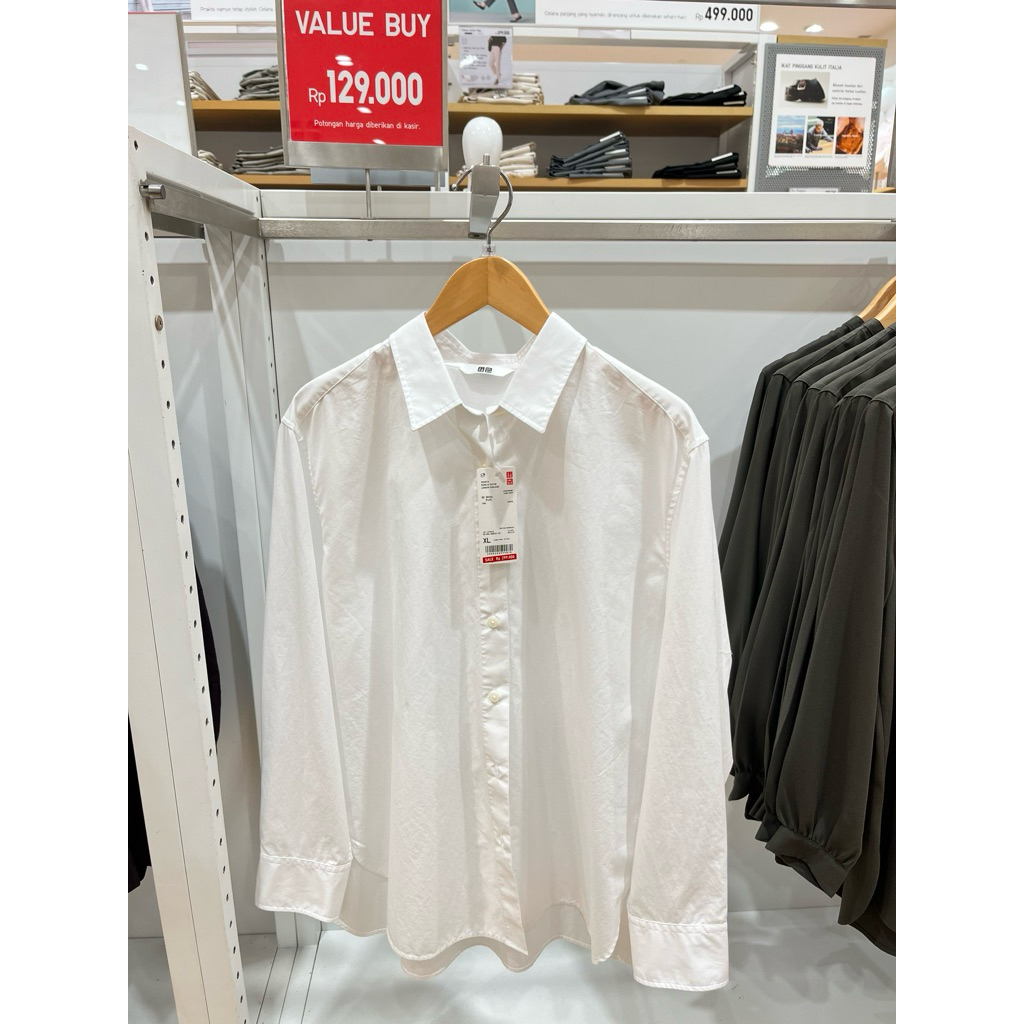 Jastip Uniqlo Kemeja XL putih