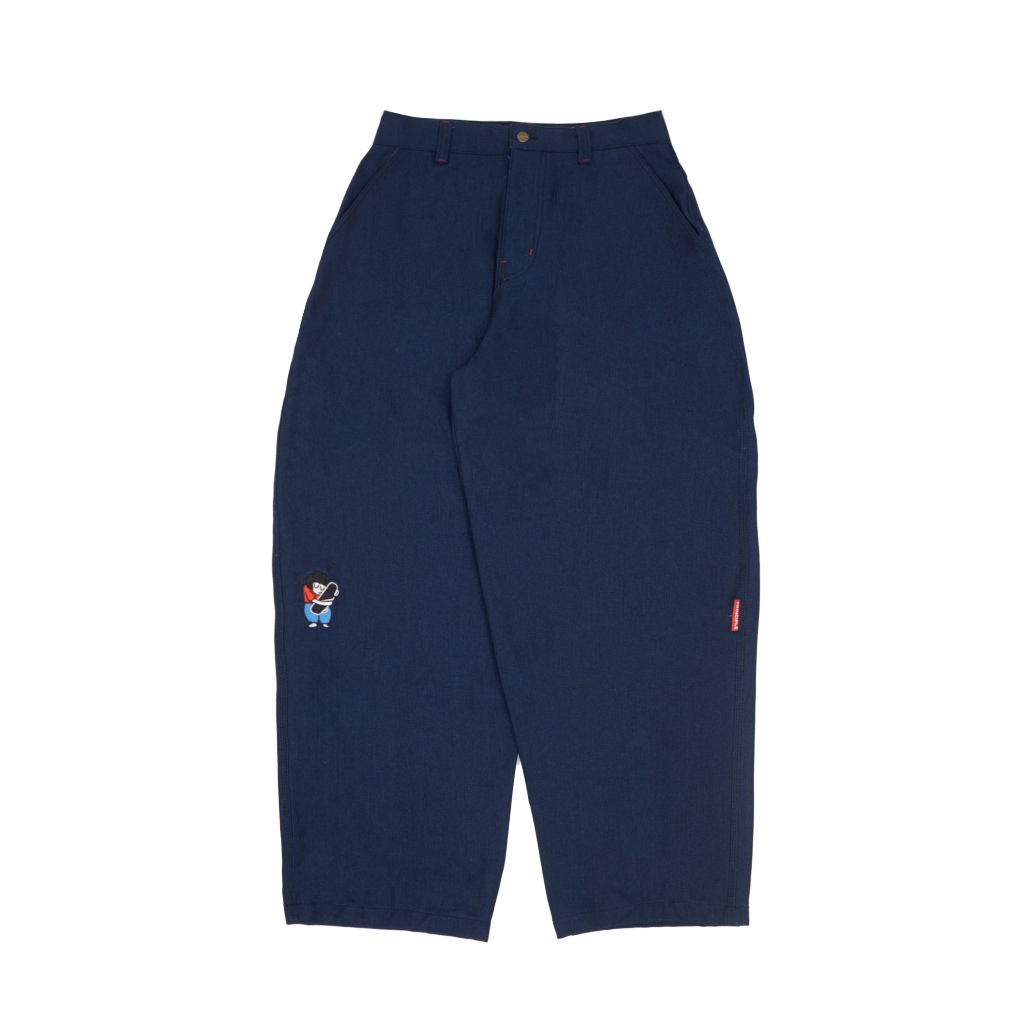 Prince Pants Non Elastic - Raw Navy Denim - Principle
