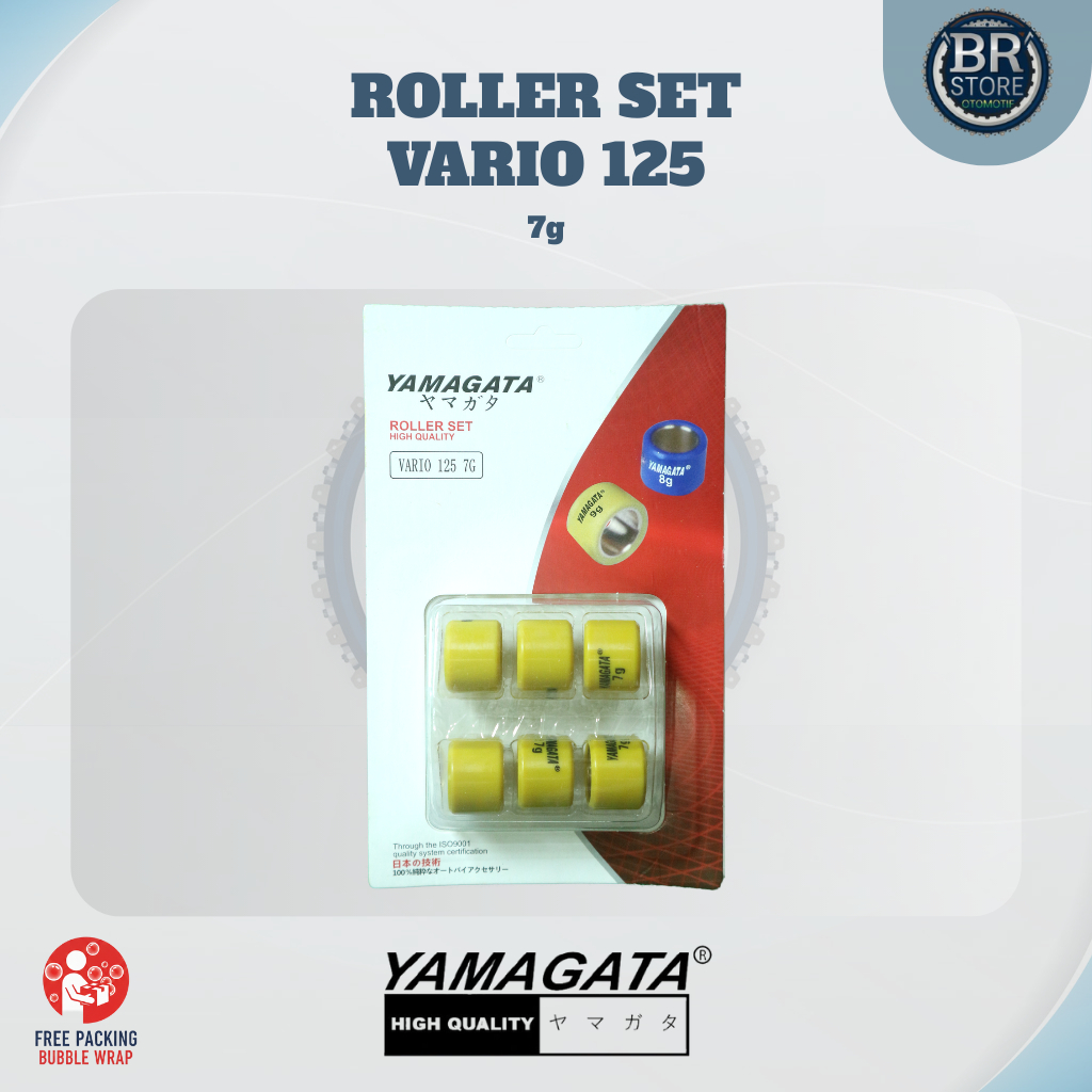 YAMAGATA ROLLER SET VARIO 125 7GR 8GR 9GR 10 GR 11GR 12GR 13GR 14GR 15GR