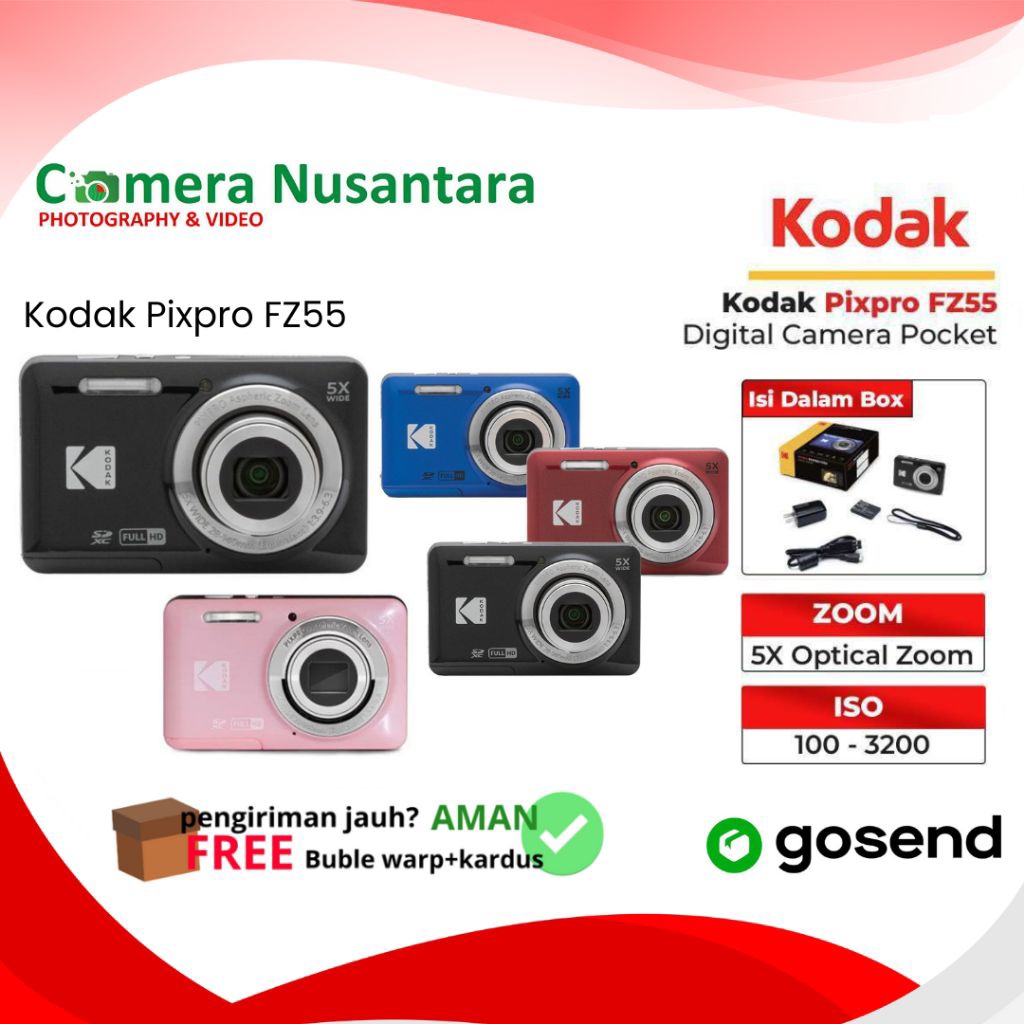 Kodak FZ55 / Kodak PIXPRO FZ55 Kamera Digital / kamera Pocket