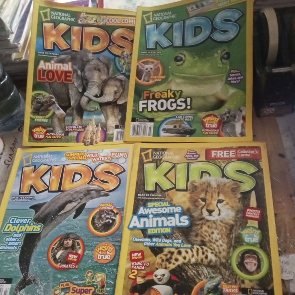 MAJALAH NATIONAL GEOGRAPHIC KIDS & MARVEL AVENGERS/PIXAR CARS