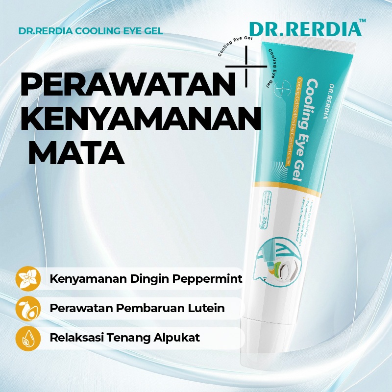 [Stok Tersedia]DR.RERDIA Cooling Eye Gel dengan Lutein, Avocado Butter & Peppermint Leaf Oil – Peraw