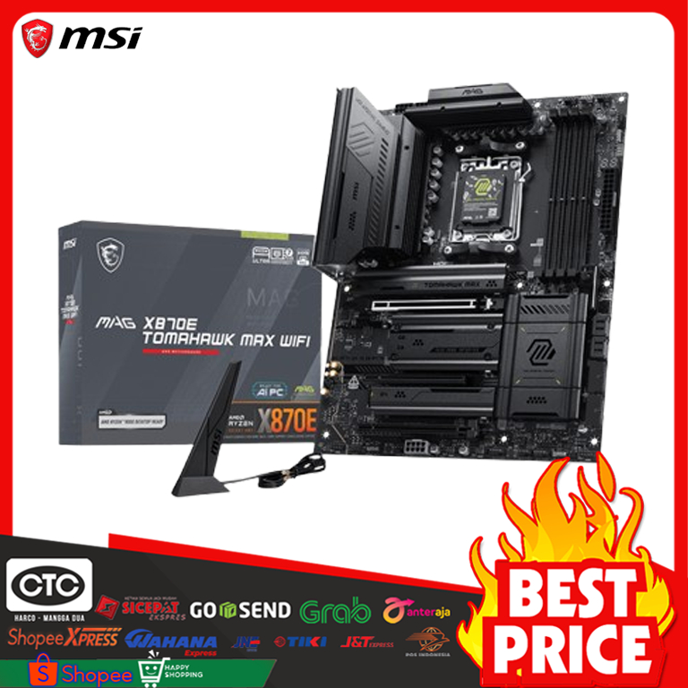 MSI X870E TOMAHAWK MAX WIFI - MOTHERBOARD AMD | AM5 | ATX - MOTHERBOARD X870E