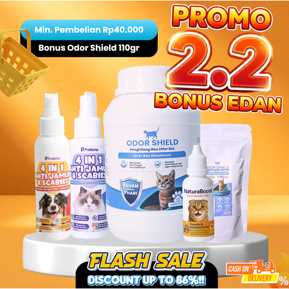 [FLASH SALE LIVE] Odor Shield / 4in1 Anti Jamur Scabies Kutu / NaturaBoost Vitamin | Promo Spesial P