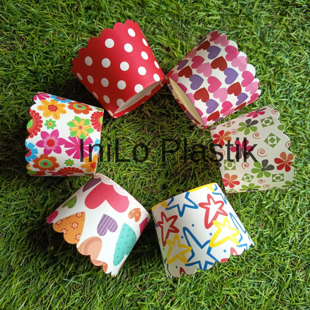 Cup Muffin Kertas (S) / Paper Cup Cake Muffin [50pcs] / Kertas Muffin Oven Kukus