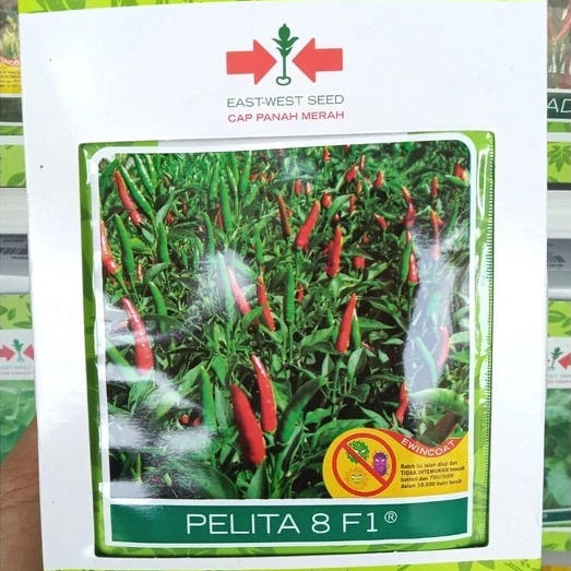 benih cabe PELITA 8 F1 2250 butir cabai rawit hijau dari panah merah