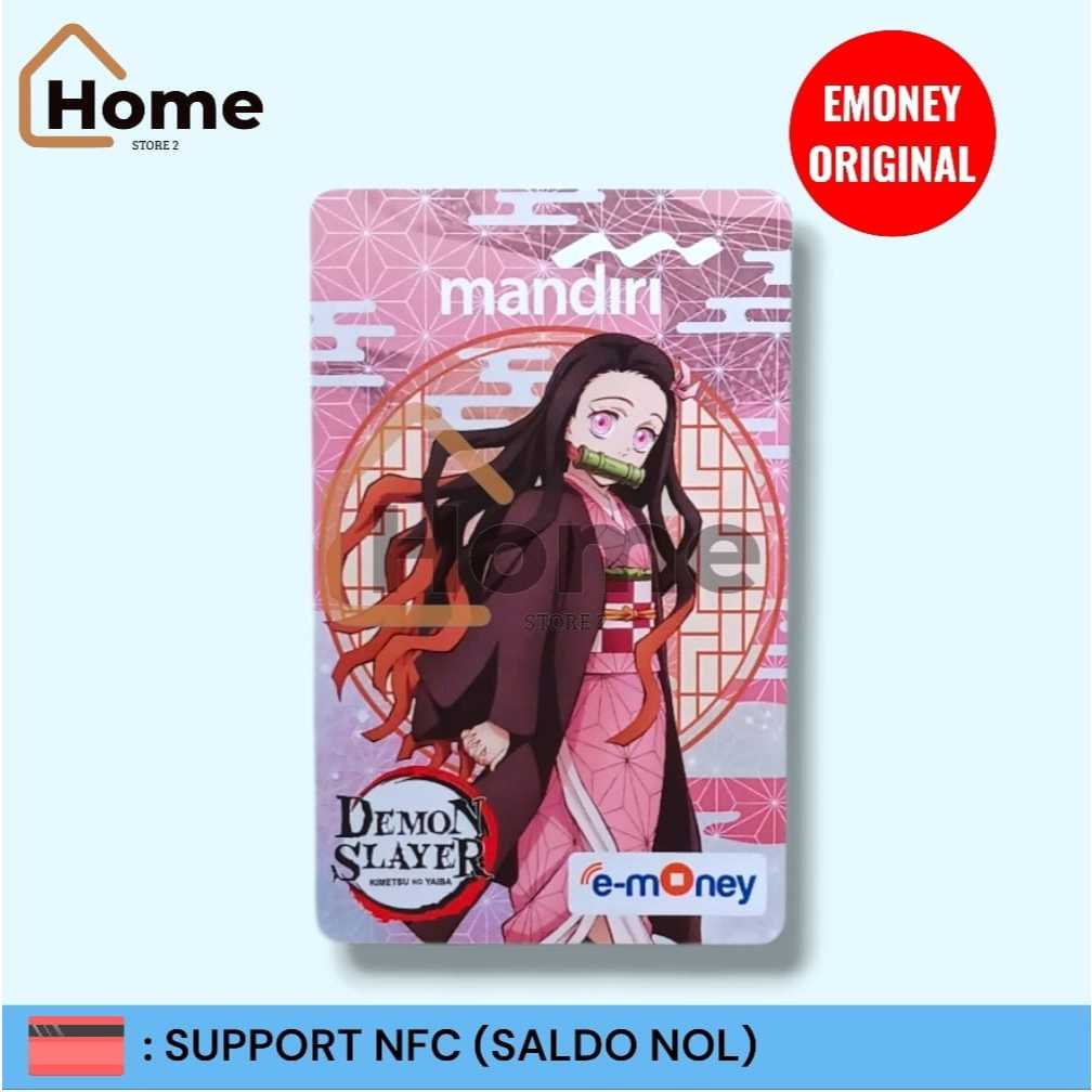 KARTU ETOLL EMONEY MANDIRI ORIGINAL X DEMON SLAYER [NEZUKO]