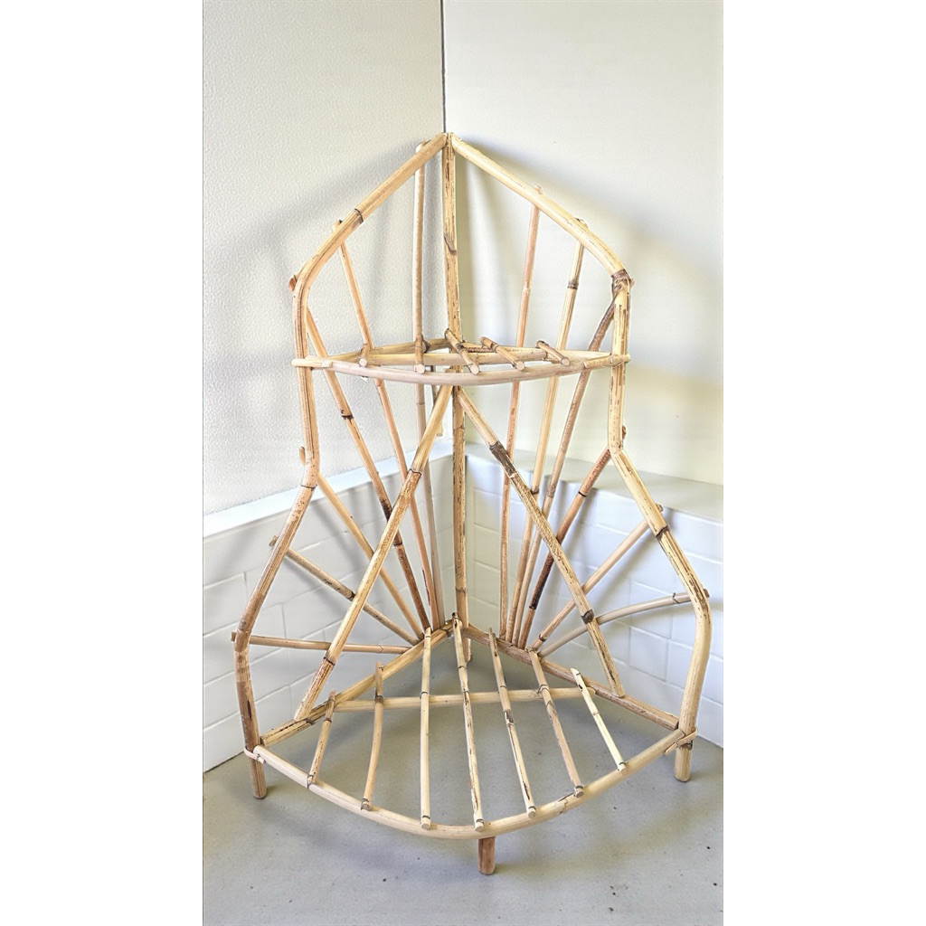 Keranjang Parcel Rotan Tingkat 2  - Keranjang Parsel Lebaran