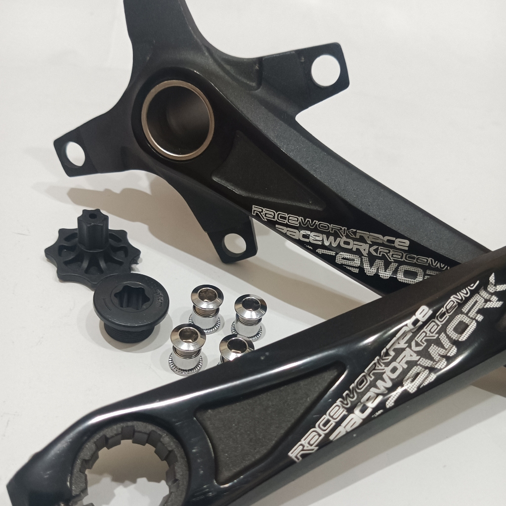 Crankset 172,5mm BCD 104 Racework Crankset BMX