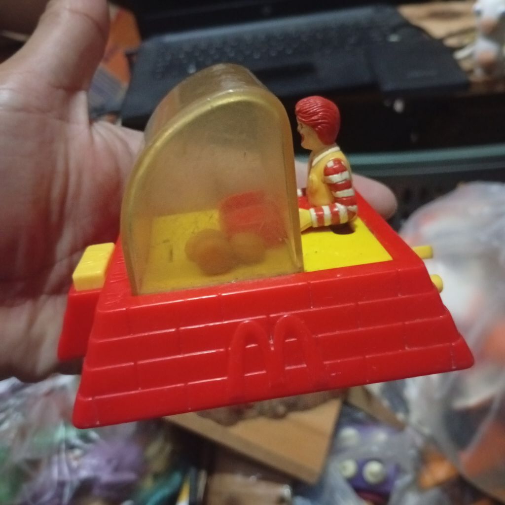 happy meal toys ronald game catch burger