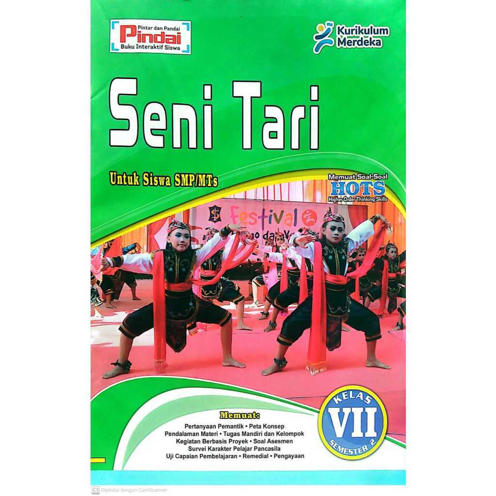 Buku LKS Seni Tari kurikulum Merdeka Kelas 7 SMP/MTs Semester 2
