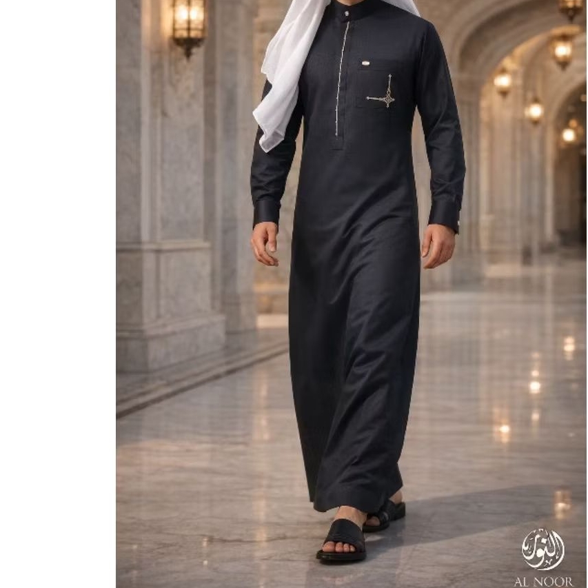 Jubah Al Noor Bordir Pria Elegan