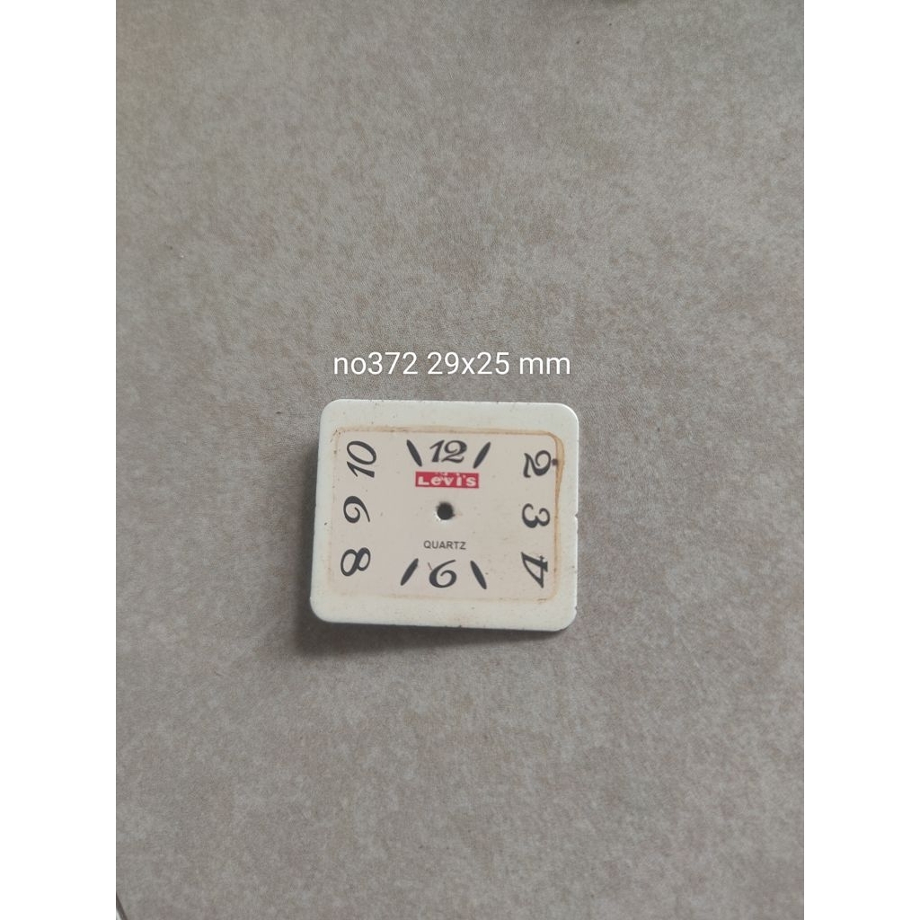 plat jam tangan Levi'ss dial jam tangan Levis 25x29mm no 372 second