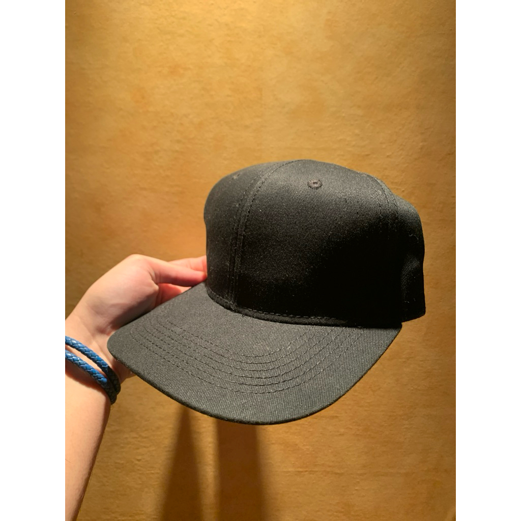 The Emblem Supply Co Black Cap Cotton On Baseball Cap Snapback Topi Hitam Polos