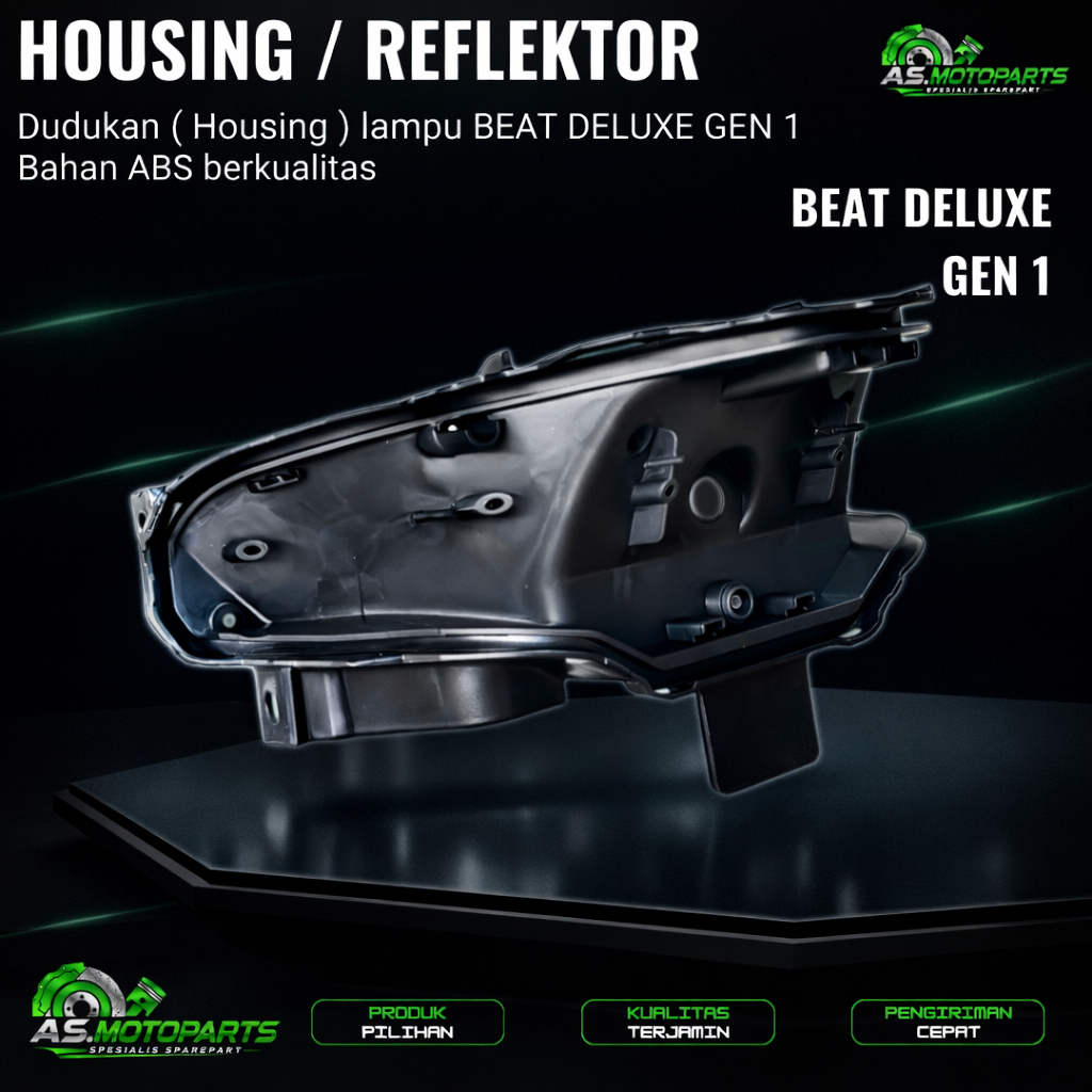 DUDUKAN LAMPU BELAKANGHOSUING/REFLEKTOR LAMPU BELAKANG BEAT DELUXE 2020-2025 HOUSING/DUDUKAN LAMPU B