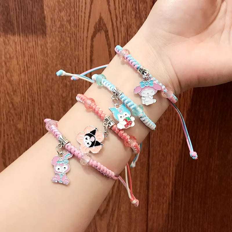 FANSTORE_PKU / COD / Sanrio / Gelang / Cinnamaroll / Kuromi / SpongBob / Crab / Pompurin / Bear / Co