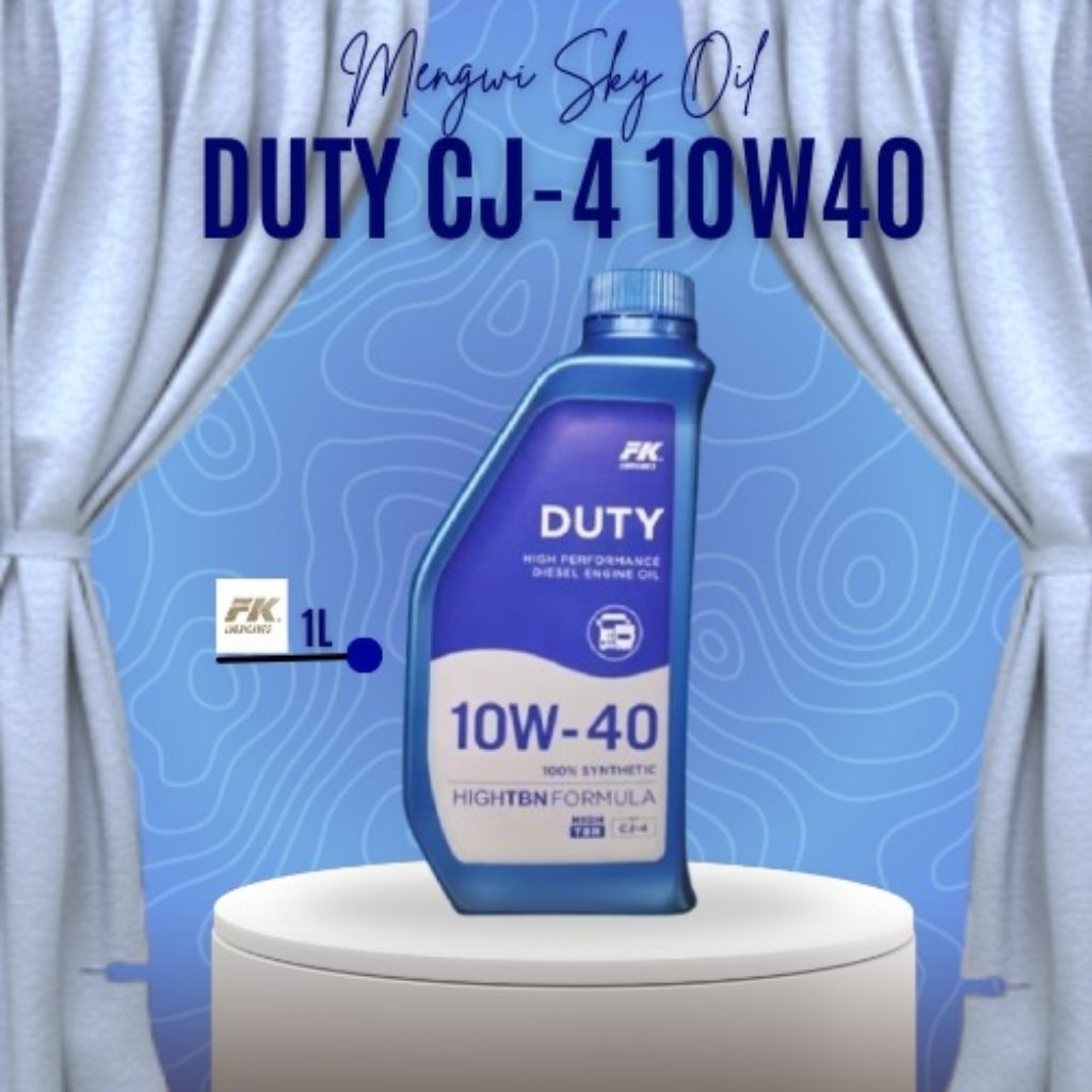 Oli FK DUTY DIESEL SAE 10W40 CJ-4, 1 Liter