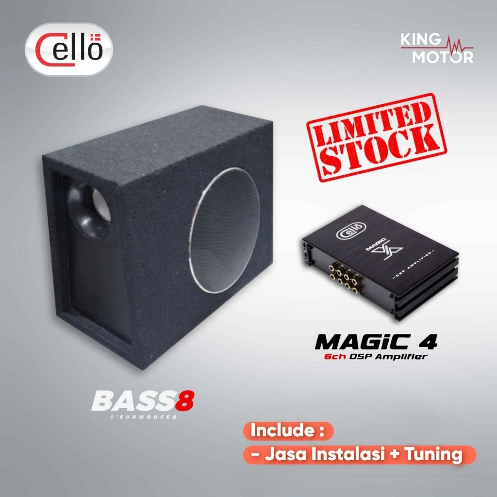 CELLO Paket Audio Mobil Daily Use I (Include Pemasangan + Tuning)