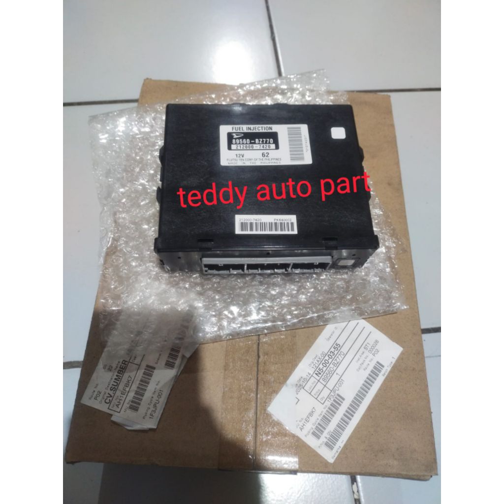 computer ECU engine control Avanza 2011-2012 original Toyota 89560-BZ770
