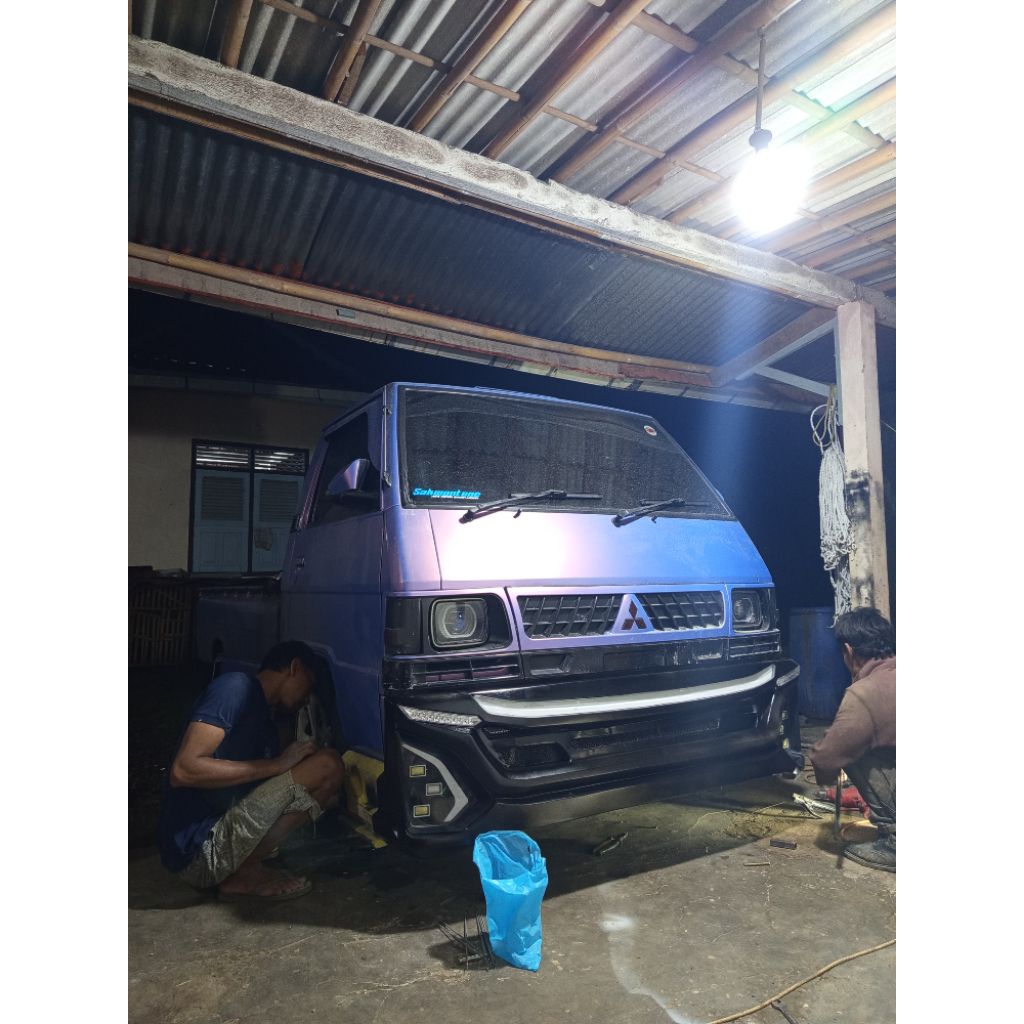 bemper L300 UERO 2 DAN 4 bak datar & bak slebor lengkap depan samping plus jungkit new