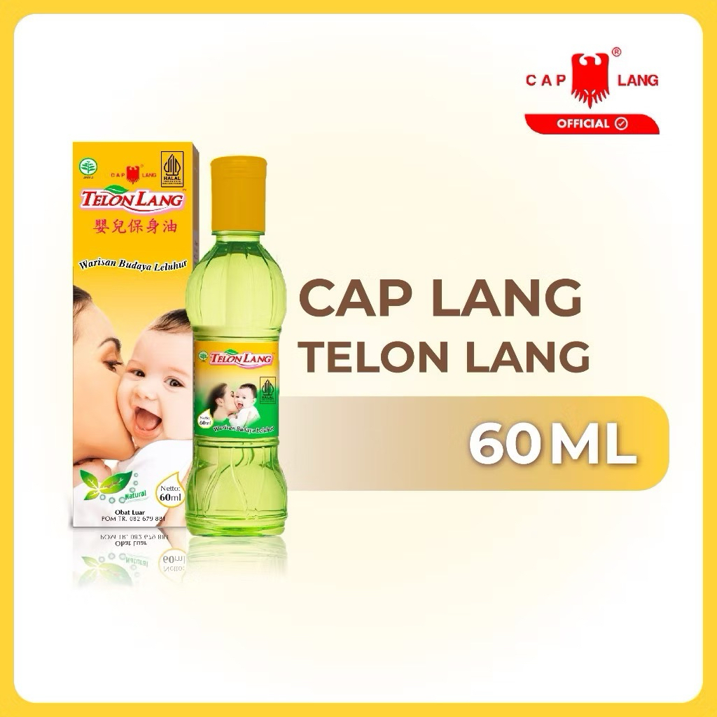 Cap lang minyak telon Ori 60Ml / cap lang minyak telon plus 60ml