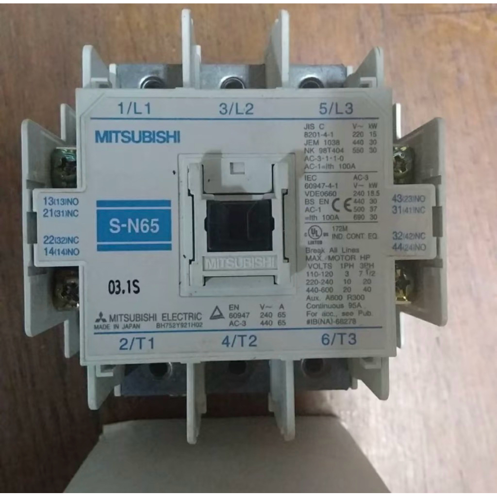 Kontaktor Mitsubishi SN65 Contactor Mitsubishi sn65/50